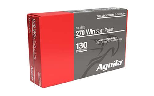 Ammunition Aguila Ammunition Rifle 270Win AGUILA 270 WIN 130GR SP 20/200 • Model: Rifle